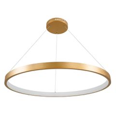 Κρεμαστό φωτιστικό οροφής LED kelvo® NEMESIS 67W 6700lm 180° AC 220-240V IP20 ρυθμιζόμενο λευκό CCT με χειριστήριο από 2700K έως 6000K ντιμαριζόμενο χρυσό πλατίνα 80x80x4cm
