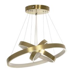 Κρεμαστό φωτιστικό οροφής LED kelvo® NEMESIS 100W 10000lm 180° AC 220-240V IP20 ρυθμιζόμενο λευκό CCT με χειριστήριο από 2700K έως 6000K ντιμμαριζόμενο χρυσό πλατίνα 60x60x60cm