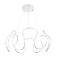 Κρεμαστό φωτιστικό οροφής LED kelvo® TARANTULA 120W 12000lm 360° AC 220-240V IP20 ρυθμιζόμενο λευκό CCT με χειριστήριο από 2700K έως 6000K ντιμμαριζόμενο λευκό ματ 78x78x31.5cm