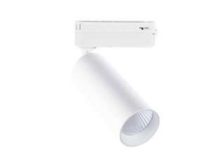 LED σποτ ράγας 2 γραμμών COB 10W 230V θερμό λευκό φως 3000K 1200lm 36° λευκό Φ54x153mm