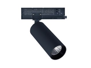 LED σποτ τριφασικής ράγας 4 γραμμών COB 10W 230V 3000K 36° μαύρο