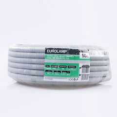 Eurolamp σωλήνας σπιράλ μεσαίου τύπου 750N Φ25 halogen free fire resistant RAL 7035 (HF3 025)