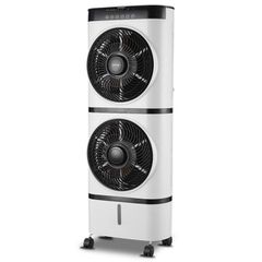 Air cooler διπλό λευκό-μαύρο 7L 125W κάλυψη Χώρου 15-20m2 με τηλεχειριστήριο