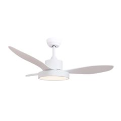 Ανεμιστήρας οροφής 120cm με LED φως 22W 2680lm, τηλεχειριστήριο & χρονοδιακόπτη, λευκός (FANRX48013W)