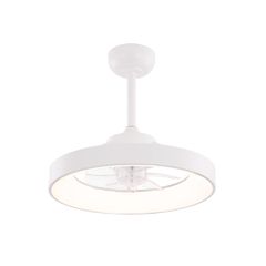 Ανεμιστήρας οροφής FAN6697WH λευκός με LED 30W 3332lm, 7 πτερύγια, τηλεχειριστήριο & χρονοδιακόπτη, Φ30cm