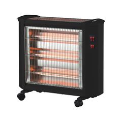 Θερμαντικό σώμα χαλαζία Hausberg HB-8800NG 1600W με 4 επίπεδα μαύρο