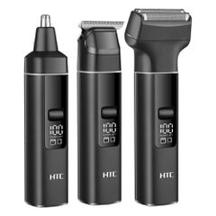 Σετ ανδρικής περιποίησης 3 σε 1 HTC AT-1202 5W με μαγνητικές κεφαλές