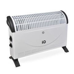 Θερμοπομπός turbo IQ HT-1461 1000W / 2000W με 3 ρυθμίσεις θερμοκρασίας και ρυθμιζόμενο θερμοστάτη