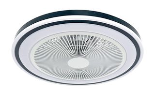 Ανεμιστήρας οροφής IQ 31cm DC μοτέρ CF-1606 μαύρος 25W με LED 36W CCT και τηλεχειριστήριο