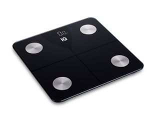 Smart ζυγαριά με λιπομετρητή και bluetooth μαύρη για μέτρηση σωματικού λίπους και μυϊκής μάζας SC-744BT