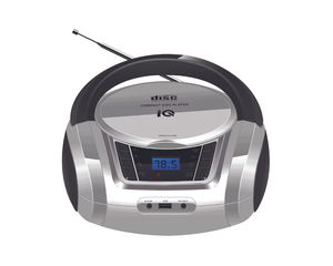 Φορητό ράδιο-CD με USB CD-498 silver για MP3/WMA αναπαραγωγή