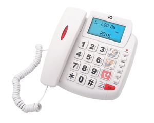 Σταθερό τηλέφωνο DT-891CID New white με μνήμη κλήσεων και ανοιχτή ακρόαση