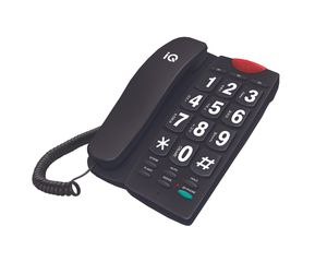 Σταθερό τηλέφωνο DT-836BB black με 3 μνήμες και ρυθμιζόμενη ένταση ακουστικού