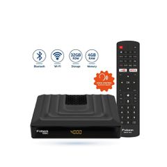 Υβριδικός Δορυφορικός Δέκτης & IPTV TV Box FOBEM VISION S H618 DVB-S2 4GB RAM 32GB ROM 6K Dual WiFi Voice Remote