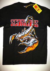 Ανδρική Unisex κοντομάνικη μπλούζα Original Indico Rock T-Shirt Scorpions Size L