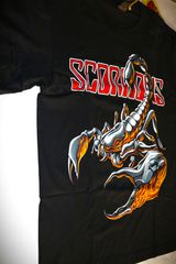 Ανδρική Unisex κοντομάνικη μπλούζα Original Indico Rock T-Shirt Scorpions Size L-thumb-4