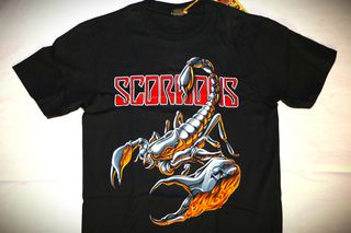 Ανδρική Unisex κοντομάνικη μπλούζα Original Indico Rock T-Shirt Scorpions Size L-thumb-7