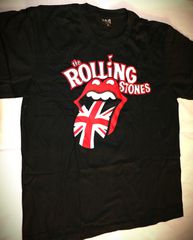 Ανδρική Unisex κοντομάνικη μπλούζα Original Indico Rock T-Shirt The Rolling Stones flag Size L-thumb-2