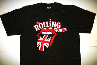 Ανδρική Unisex κοντομάνικη μπλούζα Original Indico Rock T-Shirt The Rolling Stones flag Size L-thumb-3
