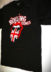 Ανδρική Unisex κοντομάνικη μπλούζα Original Indico Rock T-Shirt The Rolling Stones flag Size L-thumb-4