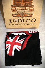 Ανδρική Unisex κοντομάνικη μπλούζα Original Indico Rock T-Shirt The Rolling Stones flag Size L-thumb-12