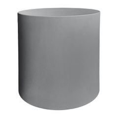 ΤΡΑΠΕΖΙ ΒΟΗΘΗΤΙΚΟ FIBER CEMENT ΣΤΡΟΓΓΥΛΟ KYOKO HM6592.01 ΓΚΡΙ Φ40x43Υεκ.