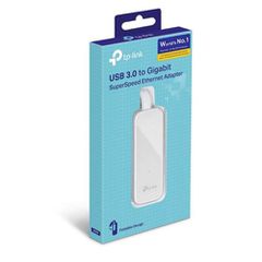 Καλώδιο προσαρμογέα δικτύου TP-Link UE300 USB 3.0 σε Ethernet RJ45, 1000 Mb/s, Λευκό EU