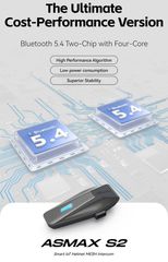 ASMAX S2 Bluetooth Comunication System – Single Kit-thumb-7