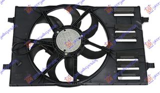 Βεντιλατέρ Κομπλέ (412 mm) (400w) (4pin) (5Q0121203EA) για VW TIGUAN ALLSPACE/XL 17-21