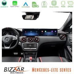 Bizzar Lite Series Dual Screen Mercedes CLA/GLA Class (C117/X156) NTG4.5 Android14 8Core (4+64GB) Navigation Multimedia 24,6"
