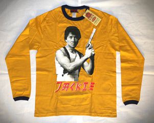 Ανδρική Unisex μακρυμάνικη μπλούζα vintage 70`s Work T-Shirt Chacky Chan Size L-thumb-8