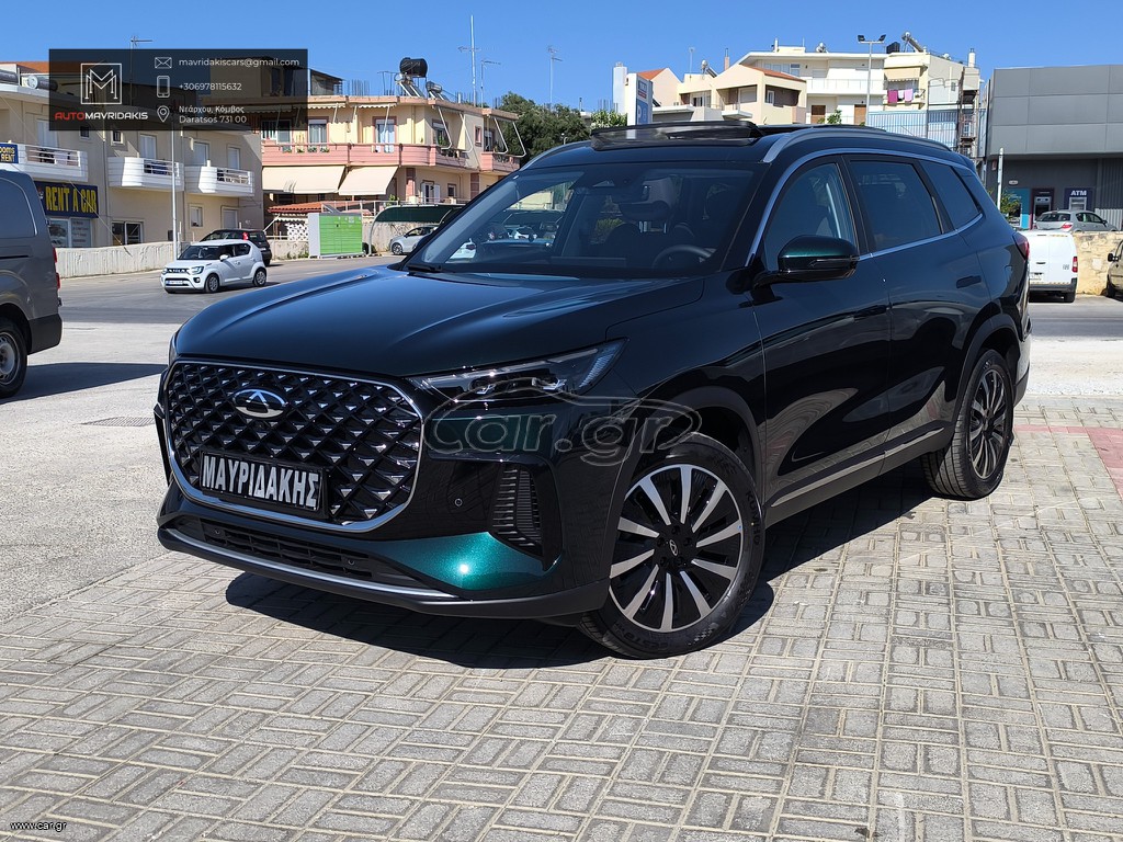 Chery Τiggo 8 2026 7ΘΕΣΙΟ • 279 HP • ΕΩΣ 1.200 KM ΑΥΤΟΝΟΜΙΑ • AURORA GREEN