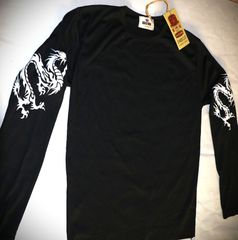Ανδρική Unisex μακρυμάνικη μπλούζα vintage 70`s Work T-Shirt Tribal Size M-thumb-1