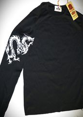 Ανδρική Unisex μακρυμάνικη μπλούζα vintage 70`s Work T-Shirt Tribal Size M-thumb-3