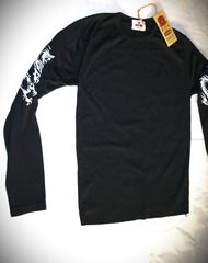 Ανδρική Unisex μακρυμάνικη μπλούζα vintage 70`s Work T-Shirt Tribal Size M-thumb-8