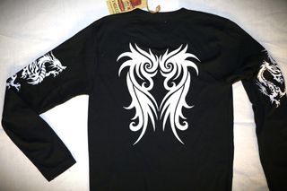 Ανδρική Unisex μακρυμάνικη μπλούζα vintage 70`s Work T-Shirt Tribal Size M-thumb-12
