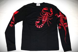 Ανδρική Unisex μακρυμάνικη μπλούζα vintage 70`s Work T-Shirt SCORPIO Size M