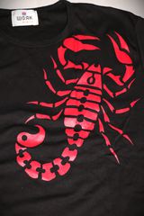 Ανδρική Unisex μακρυμάνικη μπλούζα vintage 70`s Work T-Shirt SCORPIO Size M-thumb-1