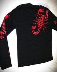 Ανδρική Unisex μακρυμάνικη μπλούζα vintage 70`s Work T-Shirt SCORPIO Size M-thumb-9