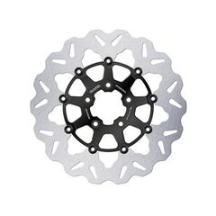 Galfer brake rotor. Wave. Floating. Black/Bright. 300x5mm