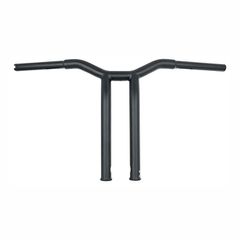 Burly, Dominator raked 1-1/4" T-bar 14" rise. Matte black