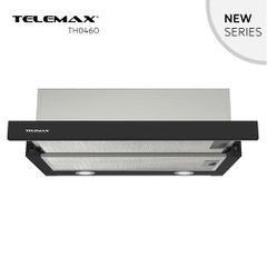 Telemax TH0460 Απορροφητήρας Κουζίνας Συρόμενος 60cm, black color