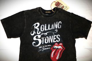 Ανδρική Unisex κοντομάνικη μπλούζα Original Virgin Republic licensed T-Shirt Rolling Stones Size L-thumb-2