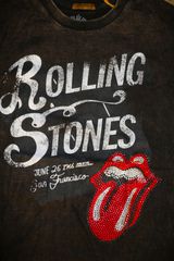 Ανδρική Unisex κοντομάνικη μπλούζα Original Virgin Republic licensed T-Shirt Rolling Stones Size L-thumb-4