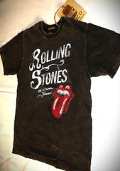 Ανδρική Unisex κοντομάνικη μπλούζα Original Virgin Republic licensed T-Shirt Rolling Stones Size L-thumb-10
