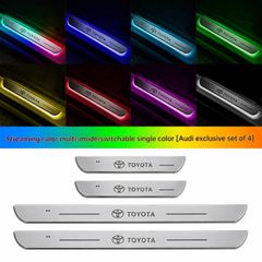 Toyota Logo Φωτιζόμενα Μαρσπιέ Πόρτας (4τμχ) Dynamic Ambient Light 11 εφέ Φωτισμού ασύρματη εγκατάσταση