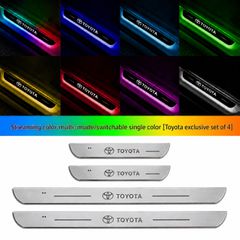 Toyota Logo Φωτιζόμενα Μαρσπιέ Πόρτας (4τμχ) Dynamic Ambient Light 11 εφέ Φωτισμού ασύρματη εγκατάσταση