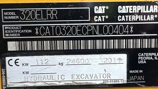 Εκσκαφέας Με Ερπύστριες CAT 2015 320E LRR-thumb-5