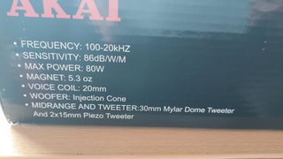 2 σετ ηχεία στρογγυλά AKAI-thumb-4