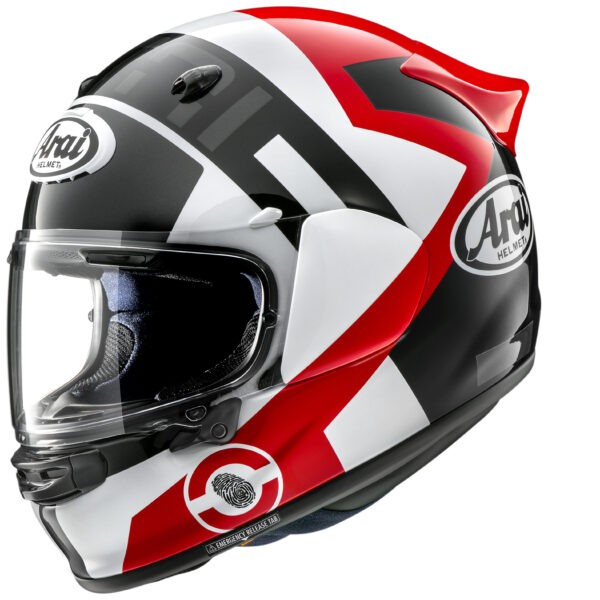 ARAI QUANTIC DESIGN SPACE RED